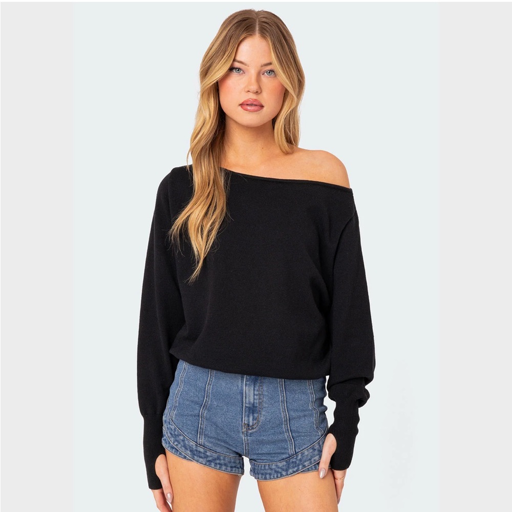 Edikted off shoulder oversized sweater